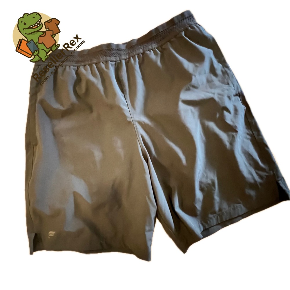 Fabletics Mens‎ Shorts Black Elastic Waist Pockets Gym Athleisure Size 30